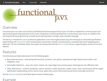 Tablet Screenshot of functionaljava.org